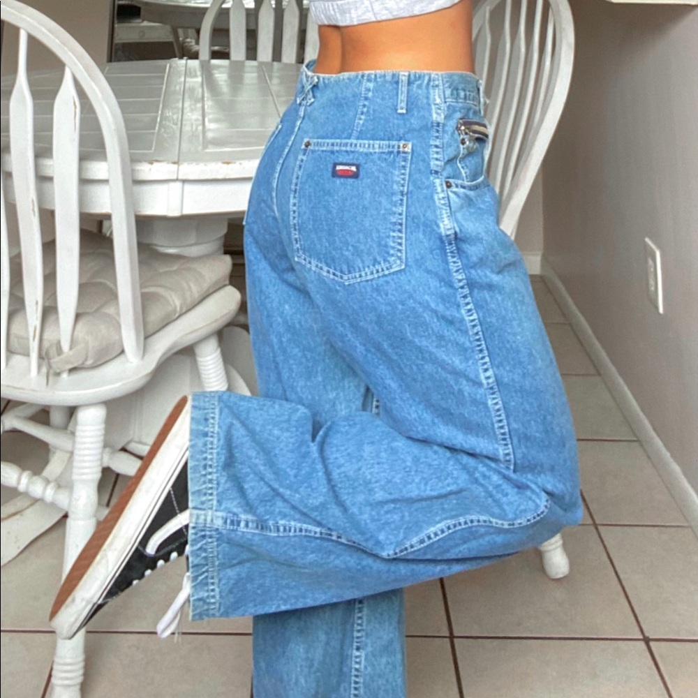 SOLD - Vintage Jordache Bootcut Wide Leg Jeans w/ Zipper Pocket